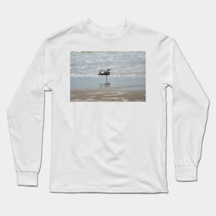 Stretching Laughing gull Long Sleeve T-Shirt